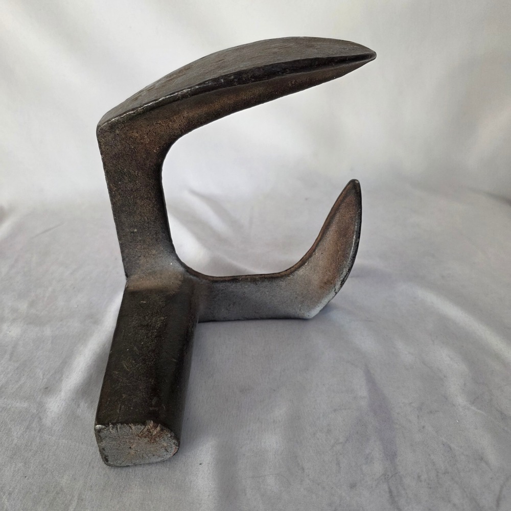 Antique Warranted Cast Iron Cobbler Shoe Last Industrial Decor Primitive Tool